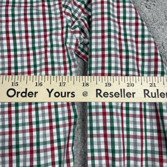 Vineyard Vines Button Down Shirt Mens Extra Small Slim Fit Christmas Whale - Picture 8 of 11